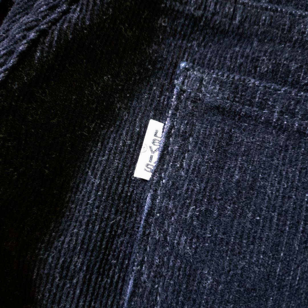 LEVI'S　519-40　W33　コーデュロイ　パンツ　ブラック　日本製