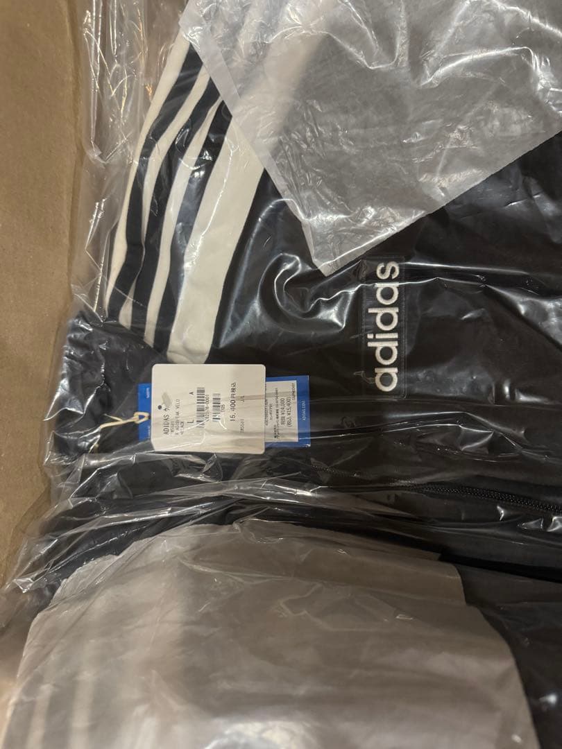 アディダス☆ アディブレイク　ベロア　アウター　L ブラック　重盛さと美