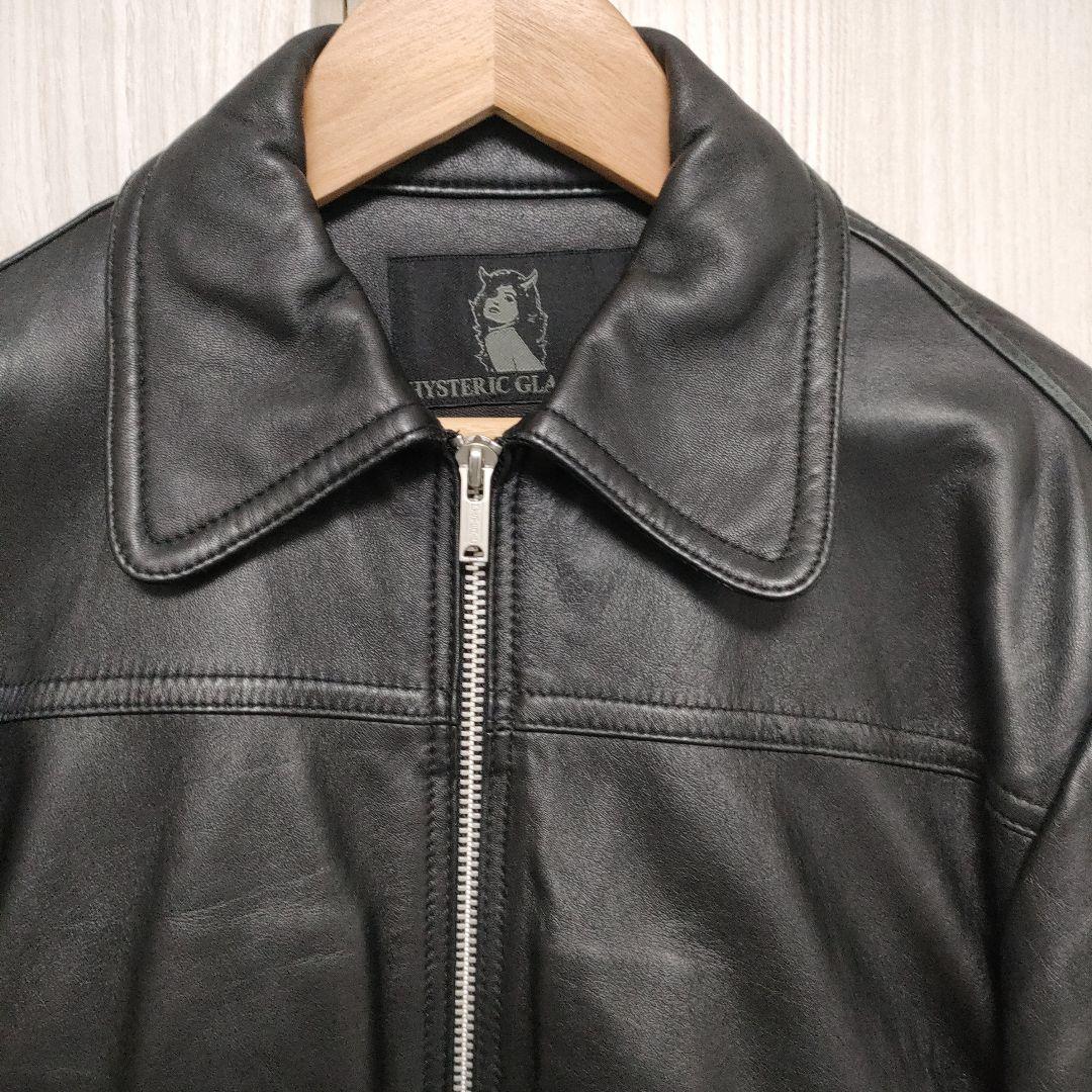 ヒステリックグラマー　ラムレザージャケット　L