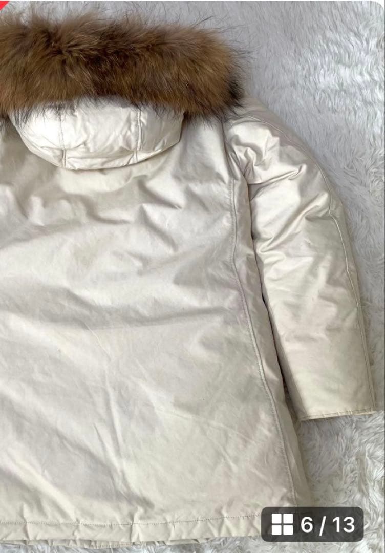 【極暖仕様】 ウールリッチ アークティックパーカ ダウンコート リアルファー S