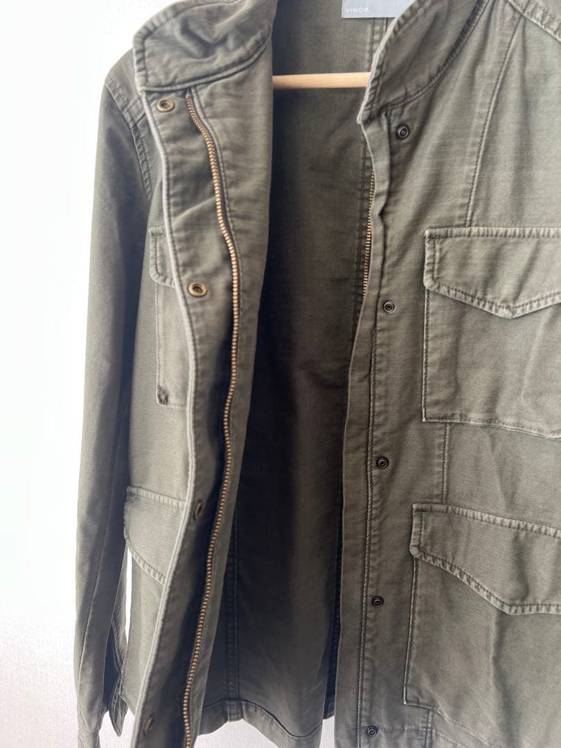 値下げ‼️Vince カーキミリタリージャケット未使用サイズM