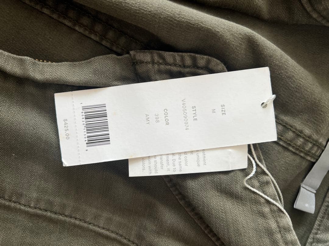 値下げ‼️Vince カーキミリタリージャケット未使用サイズM