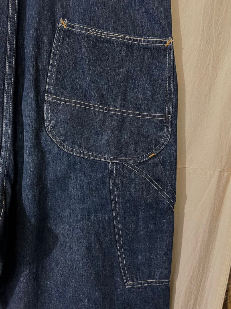 40s 大戦 WWII オーバーオール 濃紺 30s50s60sLee