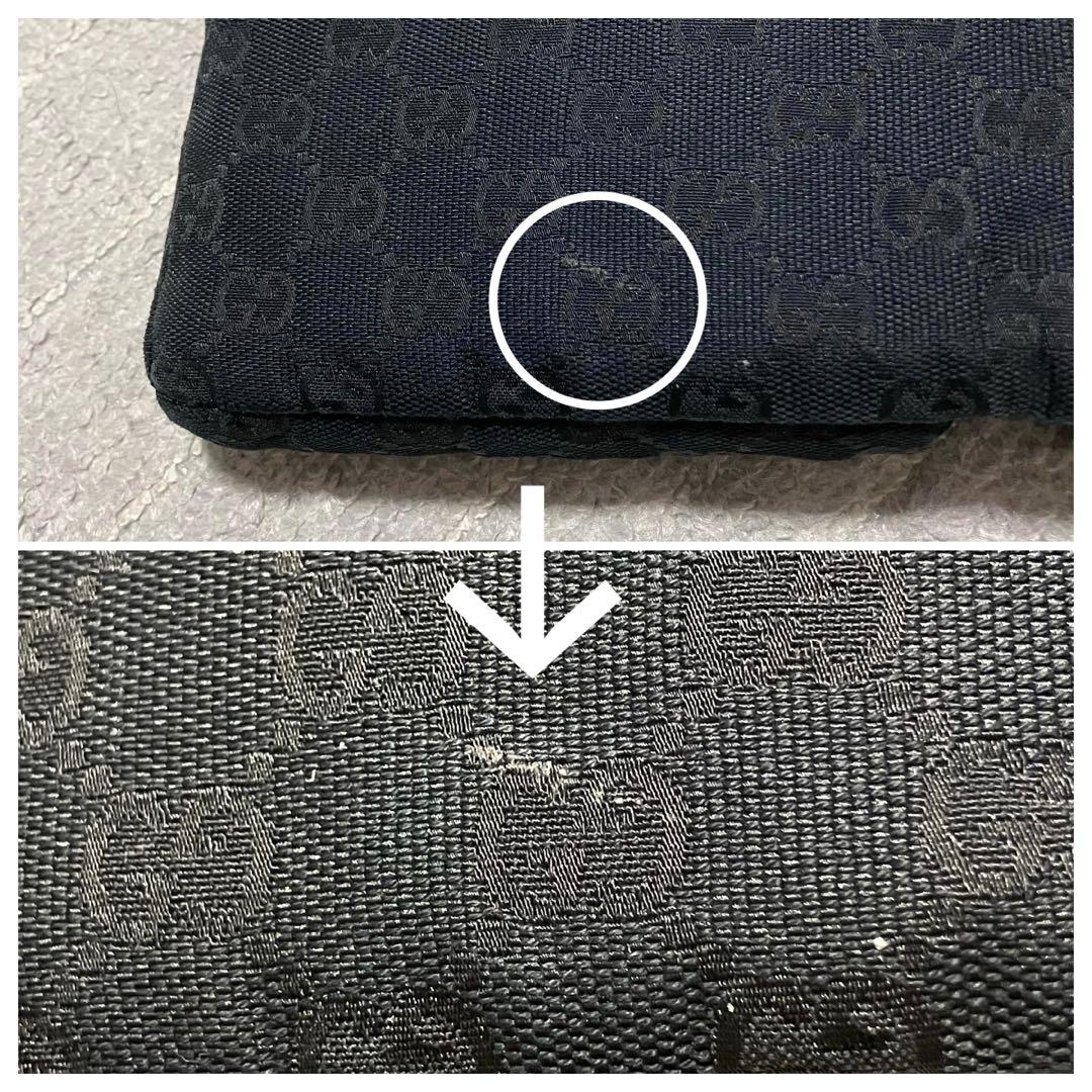 グッチ［ボディバッグ］GGキャンバス　クロスボディ　ショルダーバッグ　ブラック