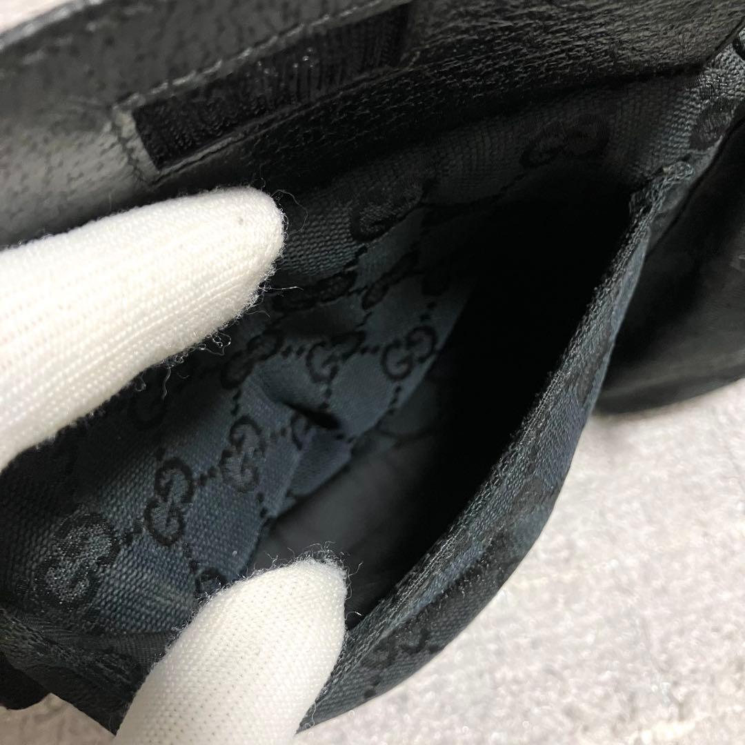 グッチ［ボディバッグ］GGキャンバス　クロスボディ　ショルダーバッグ　ブラック