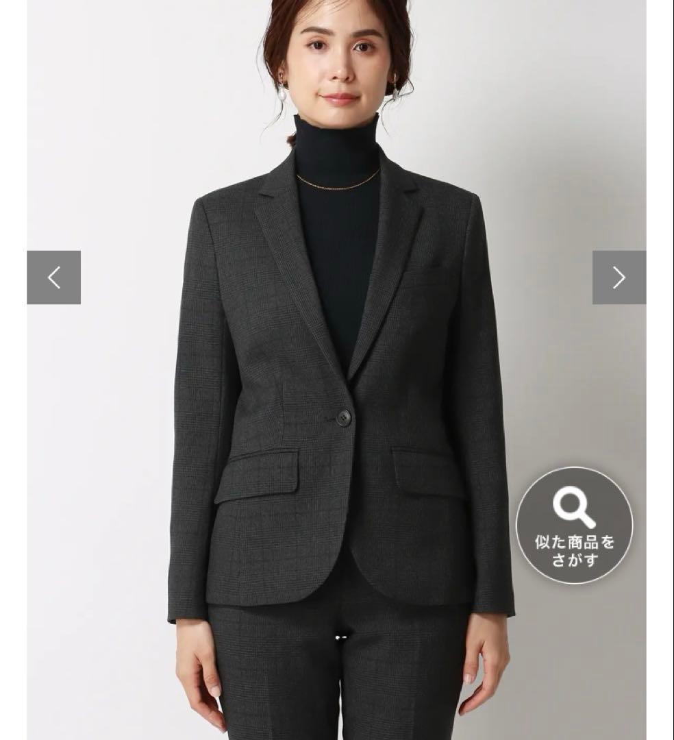 新品　ザスーツカンパニー　WIITE グレンチェック　パンツスーツ　40