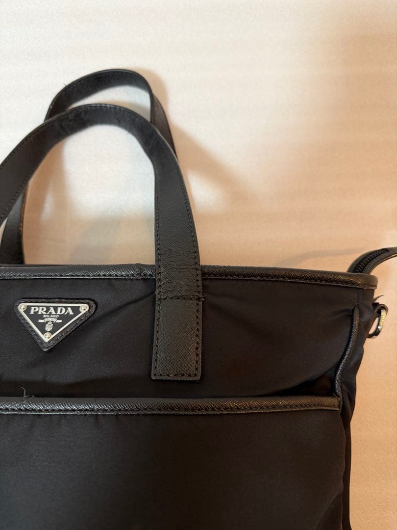 プラダ ビジネスバック PRADA 2wayトート サフィアーノ