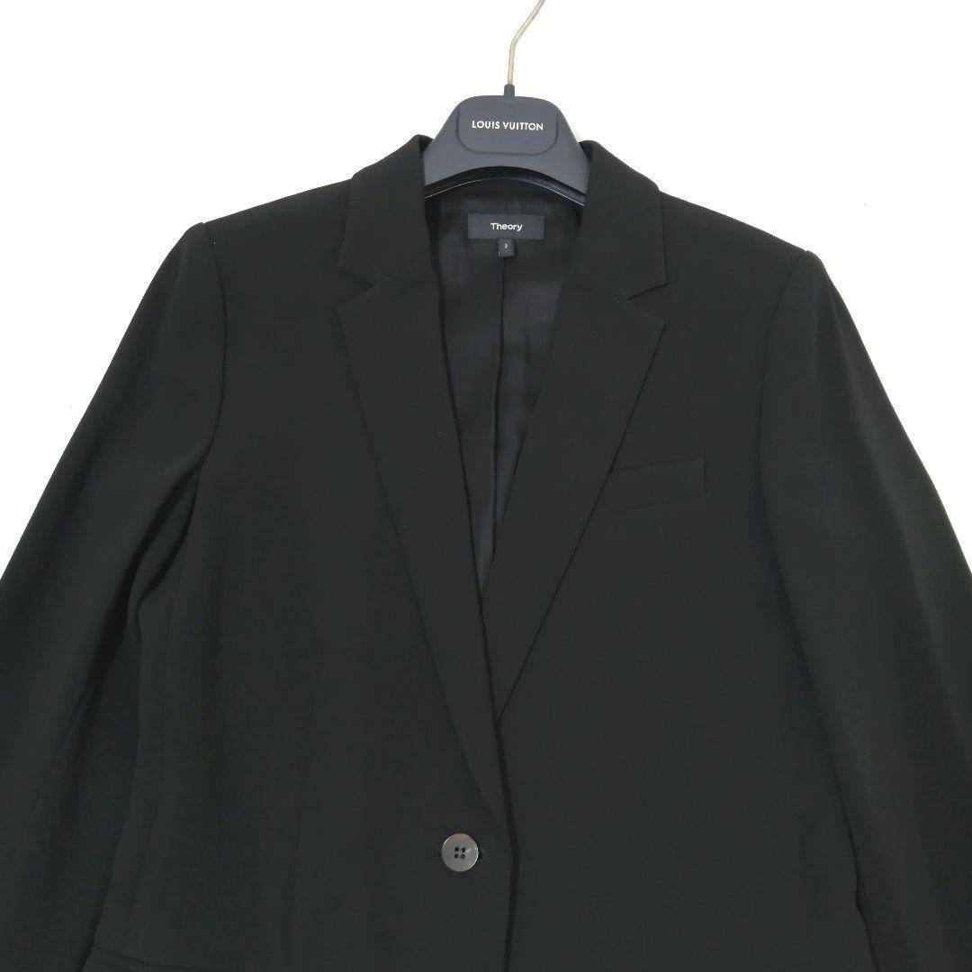 美品✨Theory　パンツスーツ　セット　20SS　近年　ブラック　美シルエット