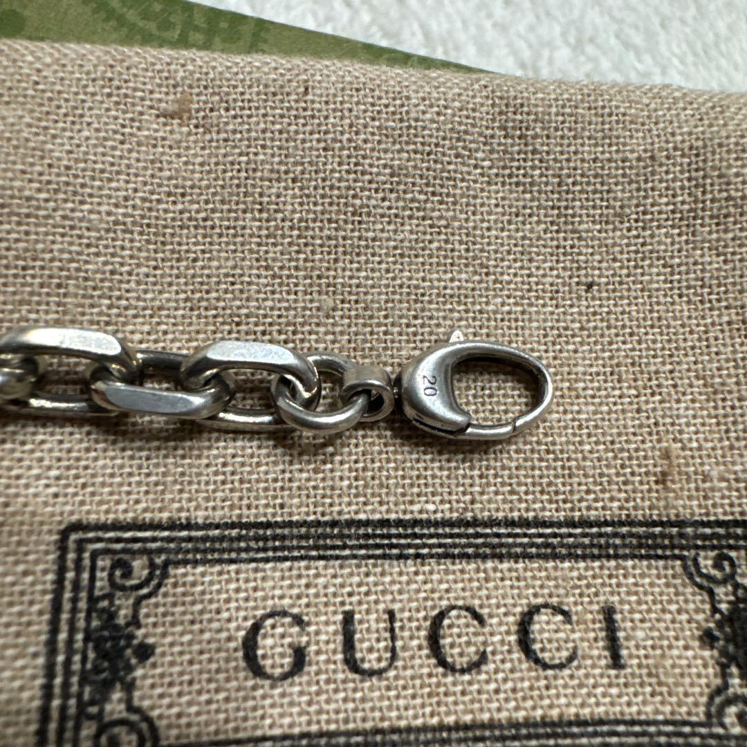 GUCCI インターロッキング チェーンブレスレット