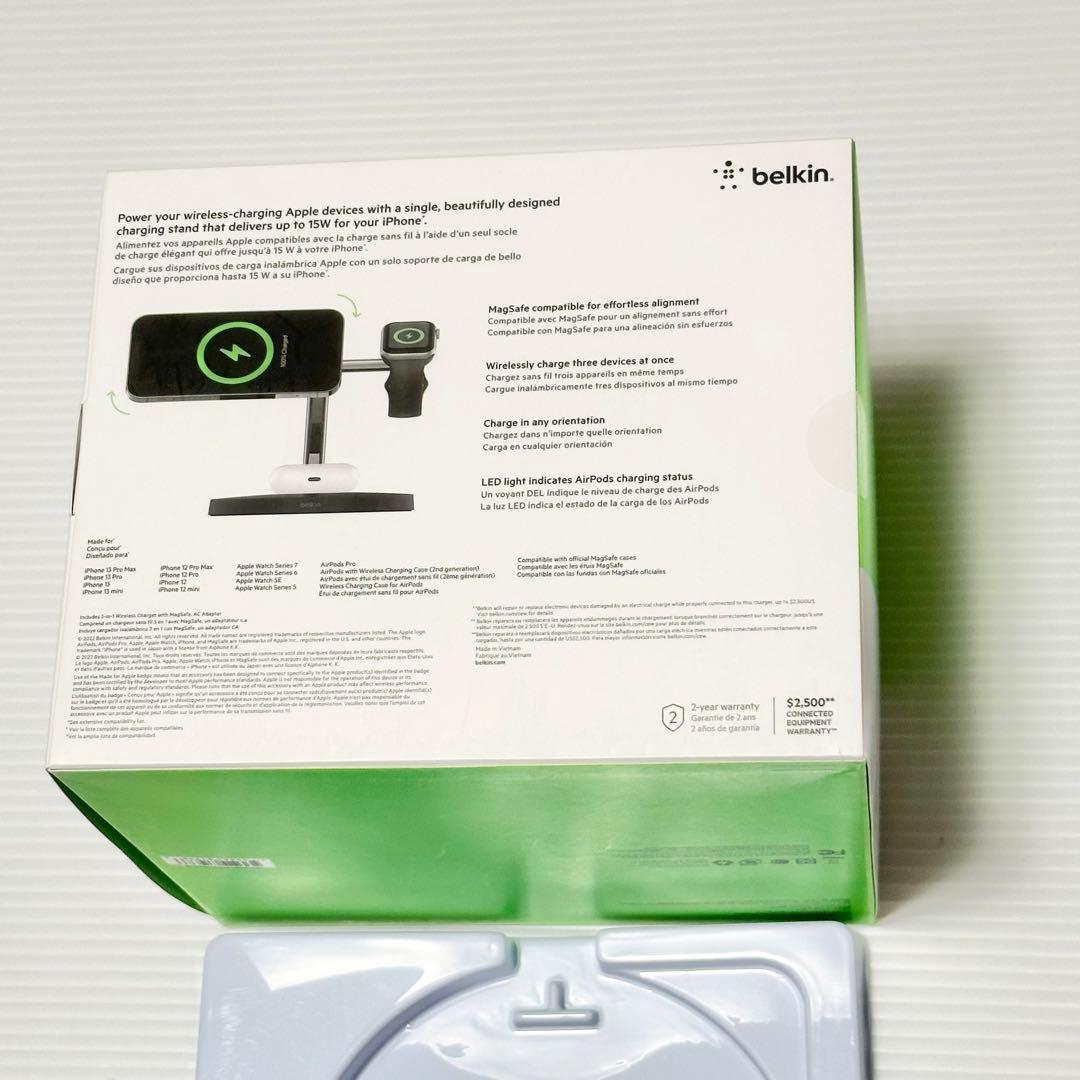 未使用品！ BELKIN wireless charger MagSafe 黒