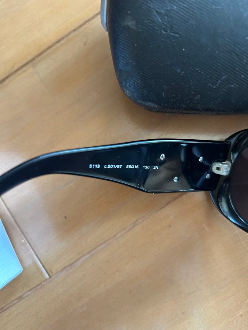 CHANEL ブラック サングラス 8113