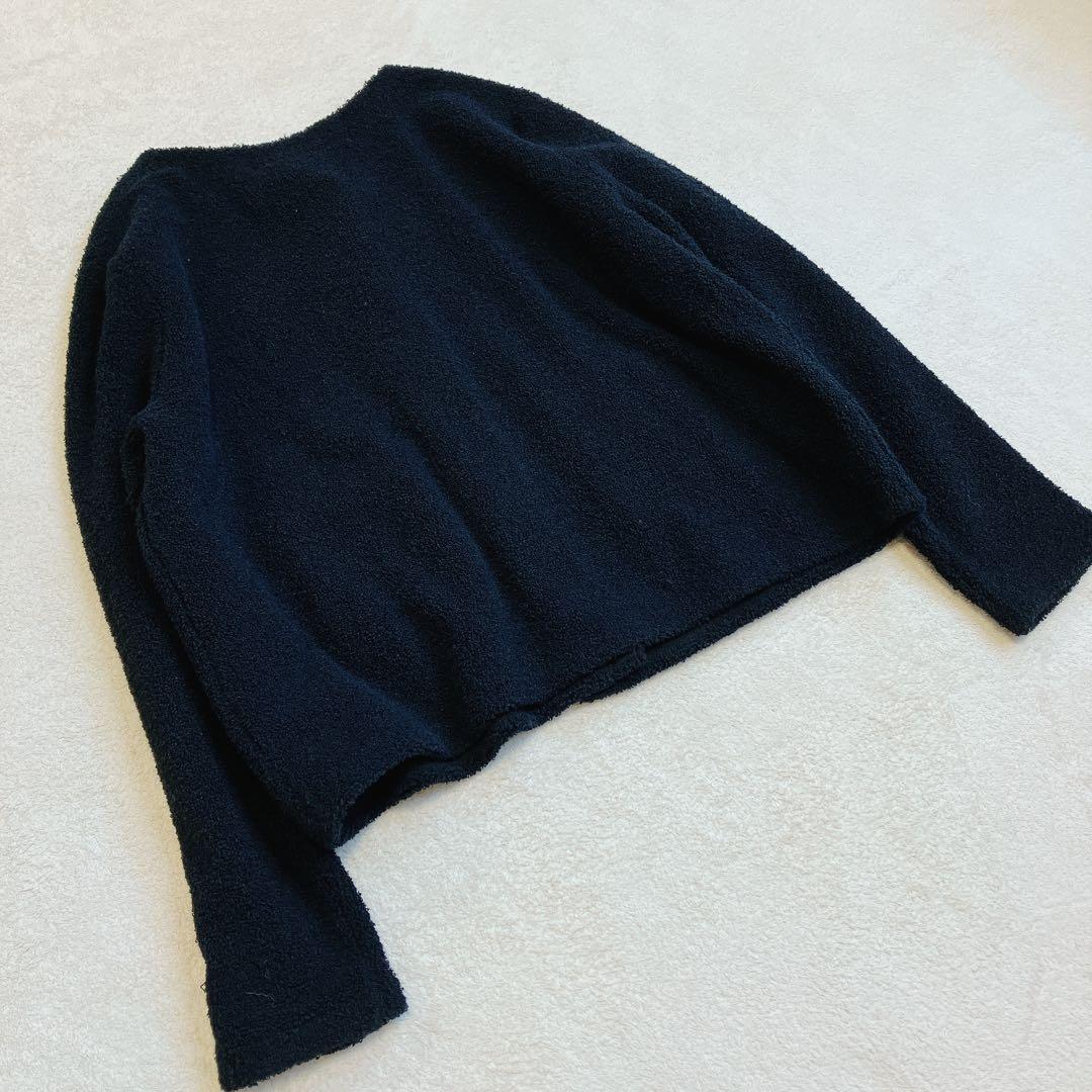 THIRD MAGAZINE パイルジャケット アンサンブル 黒 24SS