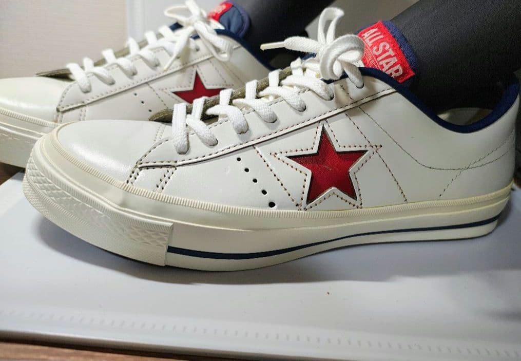 ドンファンさん専用ALL STAR ホワイトスニーカー 星型ロゴ