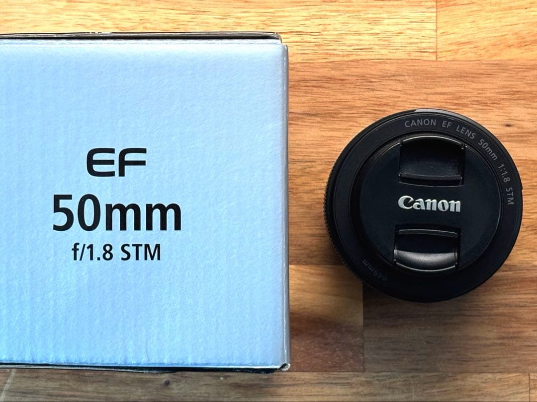 Canon EF 50mm f1.8 STM レンズ　レンズフィルター付き