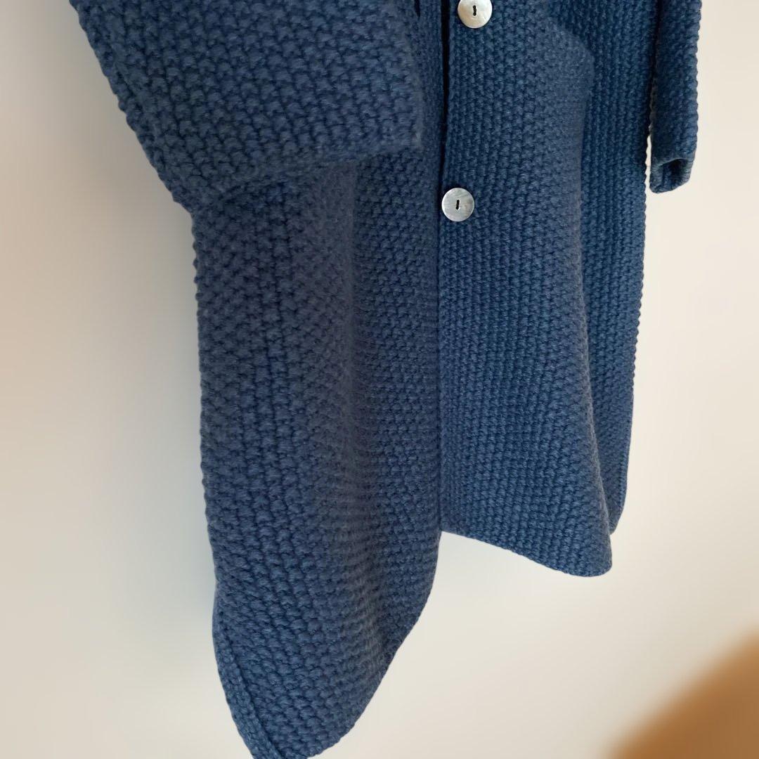 ソソット　鹿の子編み　ニットコート　美品　ナチュラン