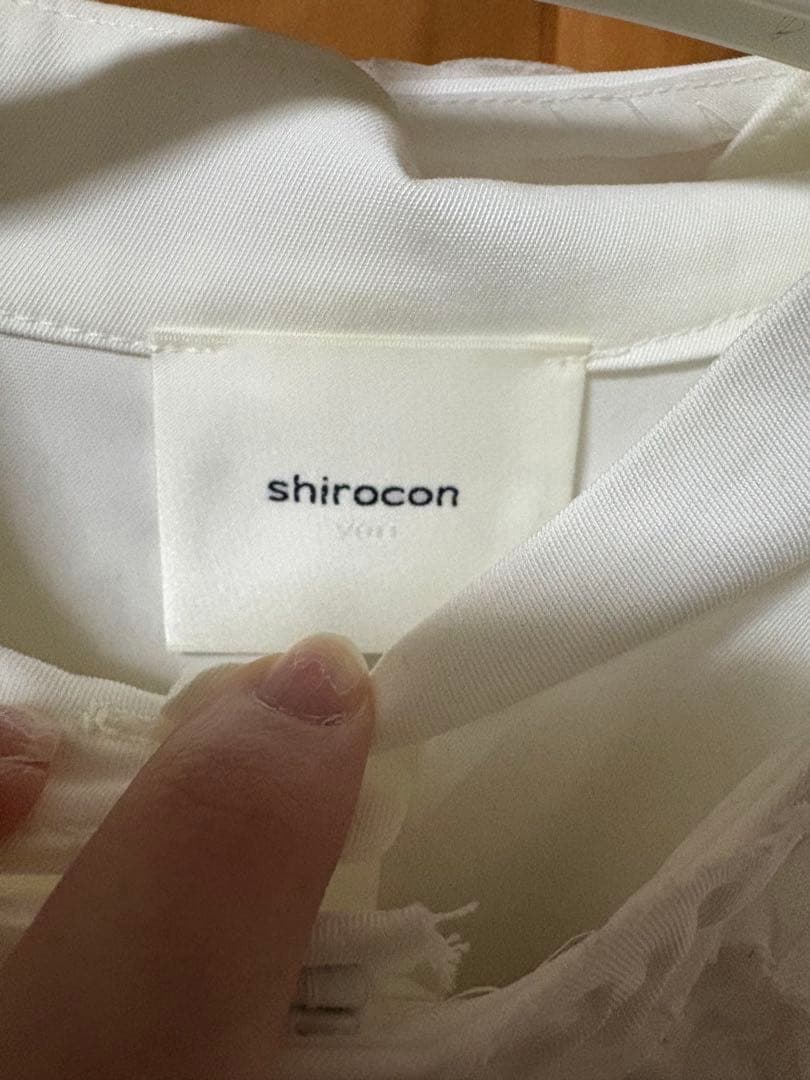 yori shirocon ホイップカラーブラウス 34