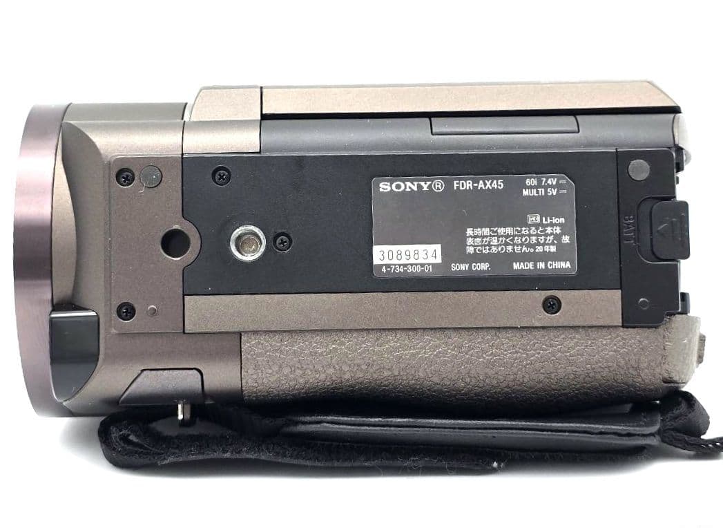 SONY Handycam FDR-AX45 4Kビデオカメラ本体 中古①