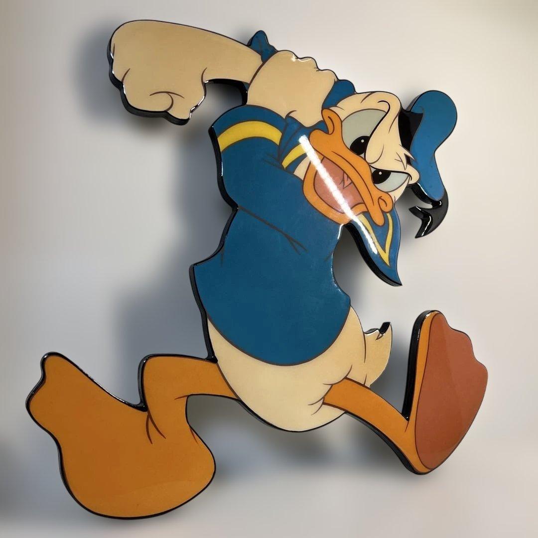 Disney ドナルド 大型壁掛けヴィンテージ