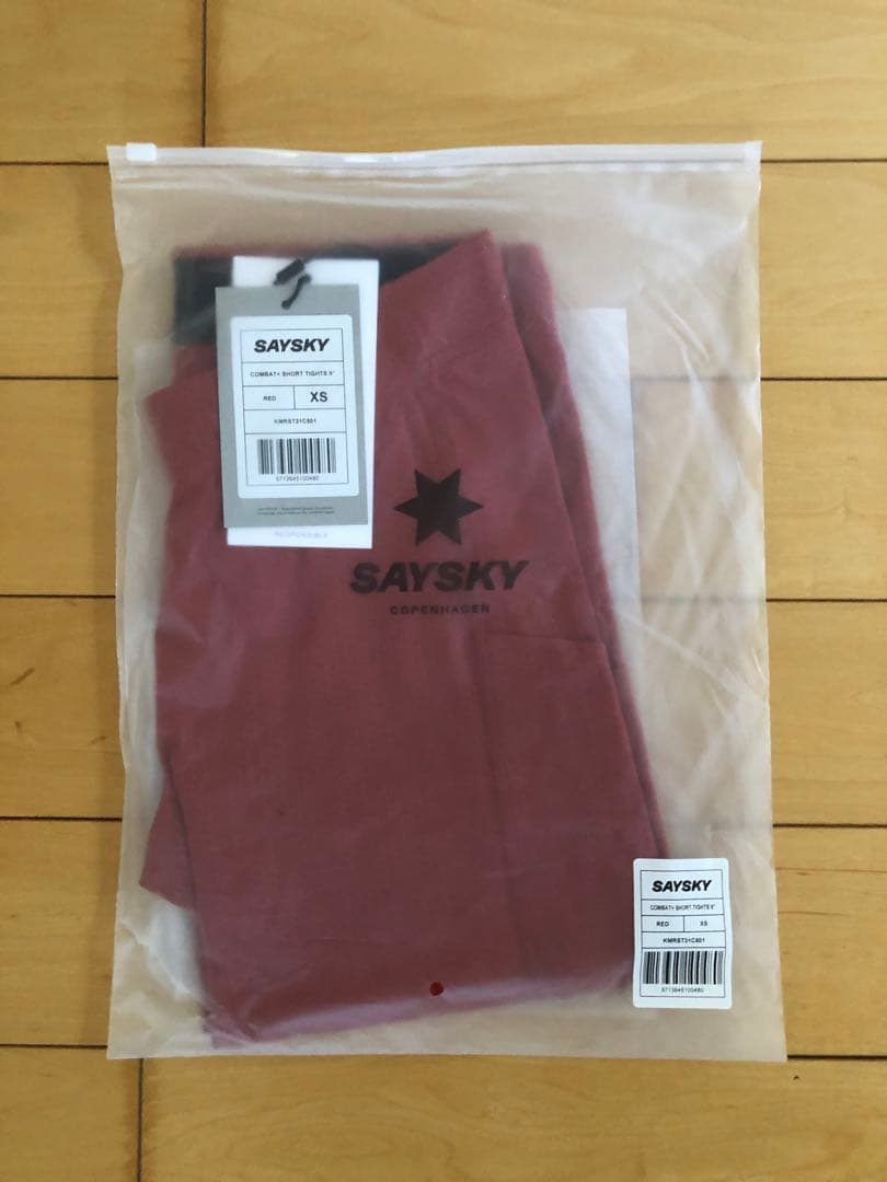 ウォーキング・ランニングウェア SAYSKY COMBAT SHORT TIGHTS 9 XS RED