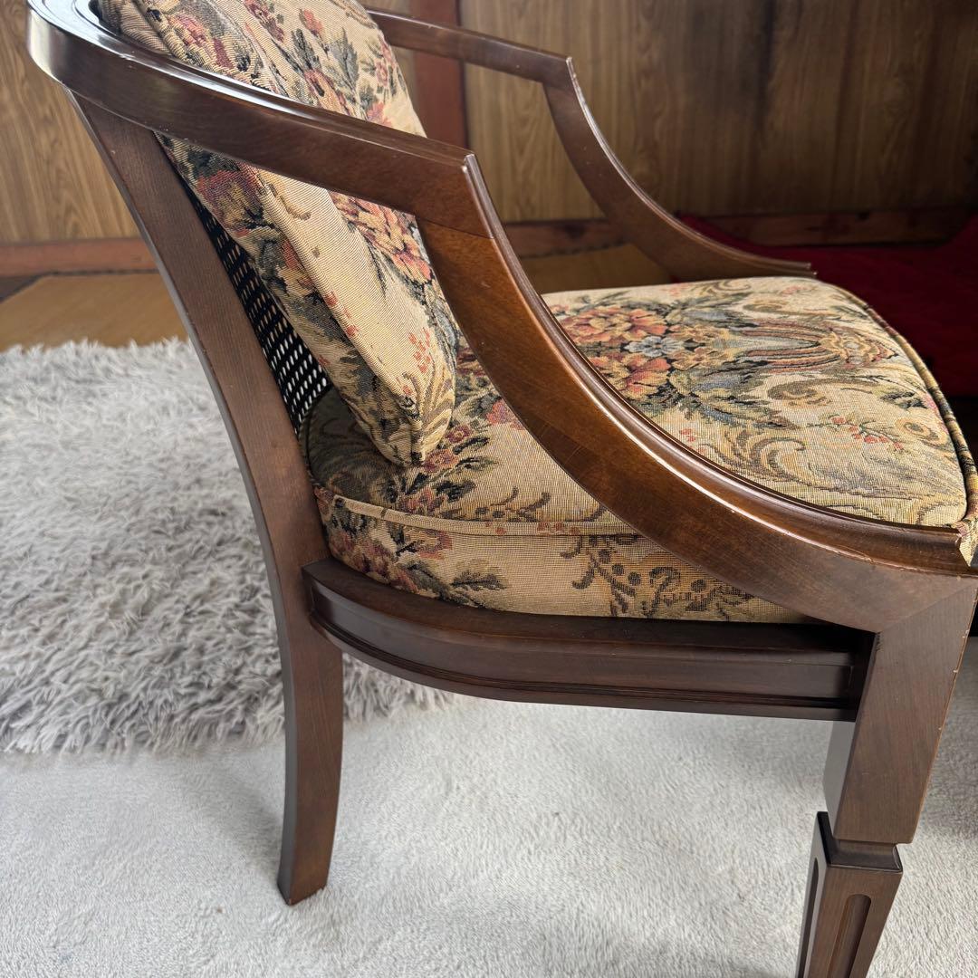 美品★最高級アームチェア★カリモクdomani/ドマーニ 4脚セット　椅子　③