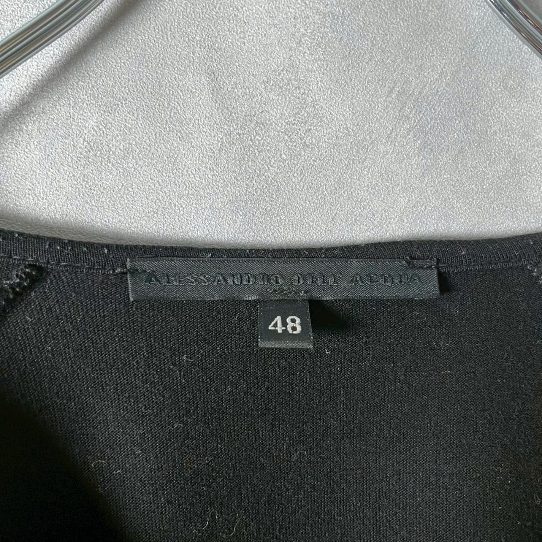 ALESSANDRO DELL ACQUA 異素材 レザープルオーバー N739