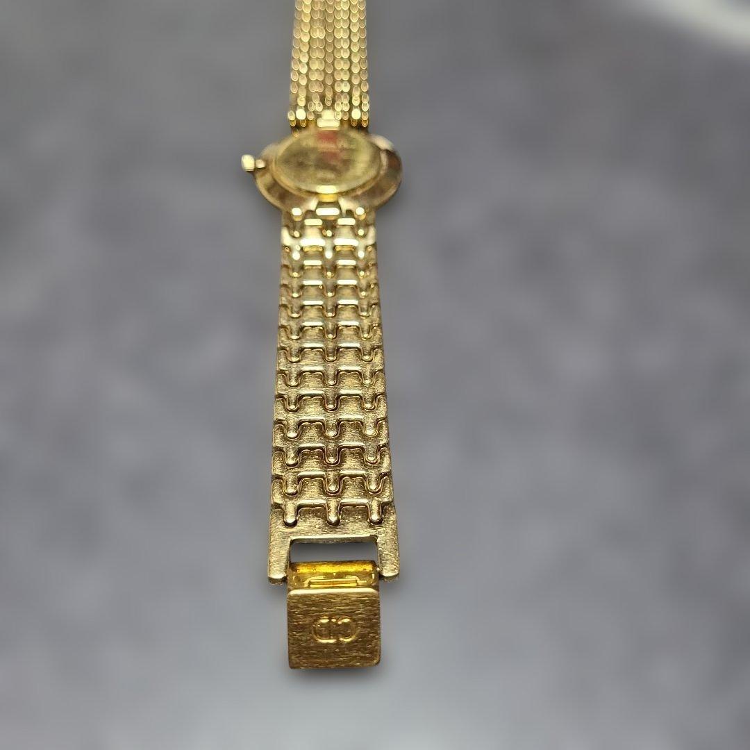 クリスチャン ディオール ラウンド 腕時計 ユニセックス　稼働品