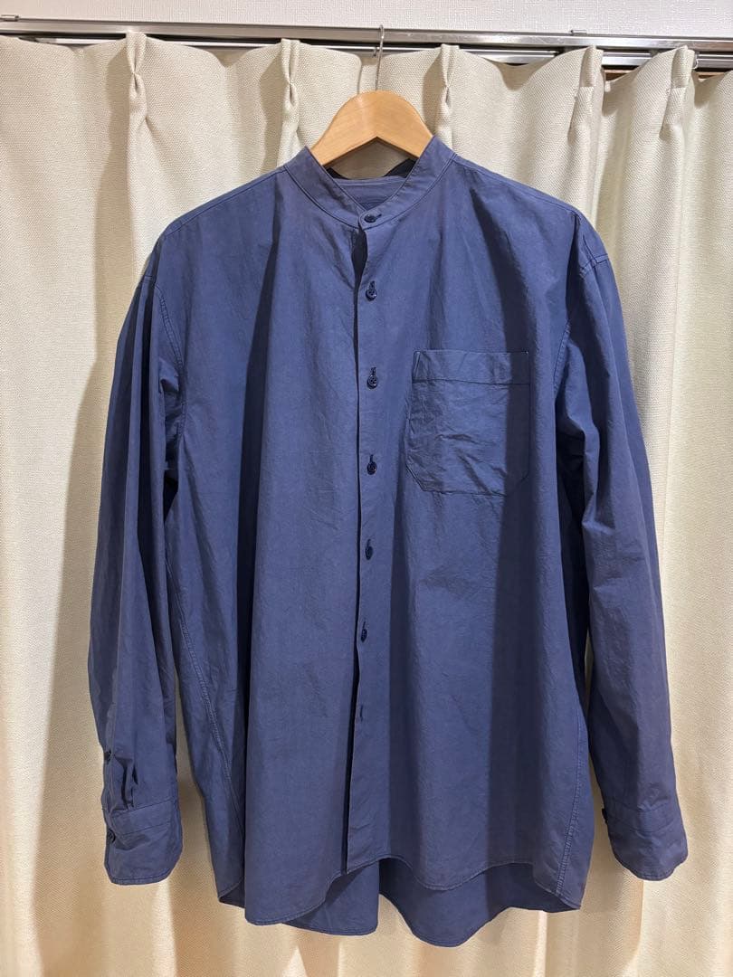 ヨーコサカモト　バンドカラーシャツ