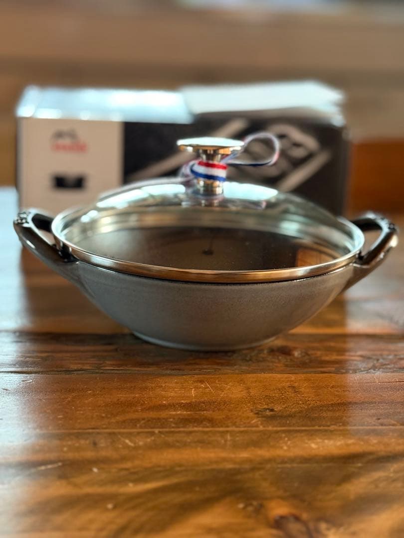 【新品・未使用】STAUB ストウブ ベビーウォック 16cm グレー