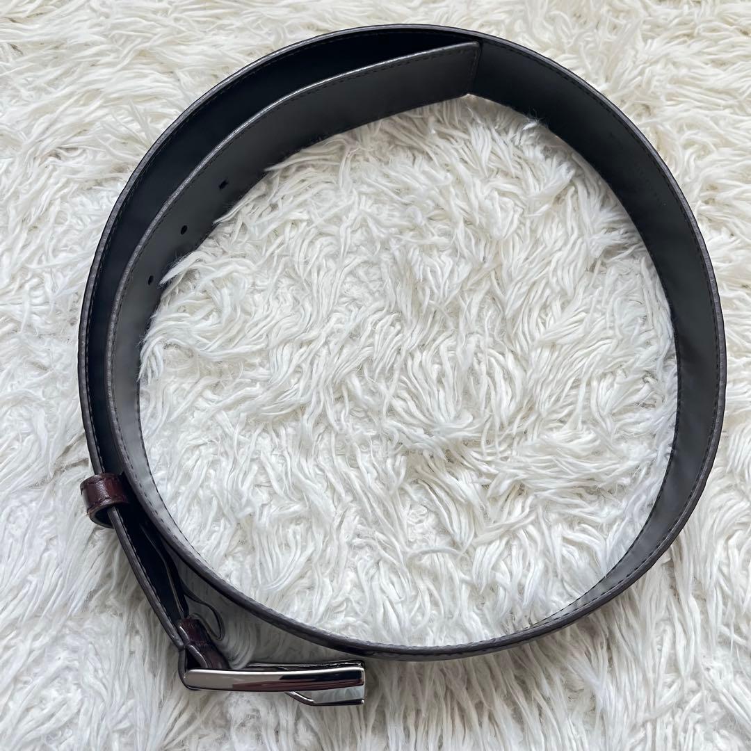 ノブさん専用　GUCCI 146413 シマ レザーベルト GG柄 型押し