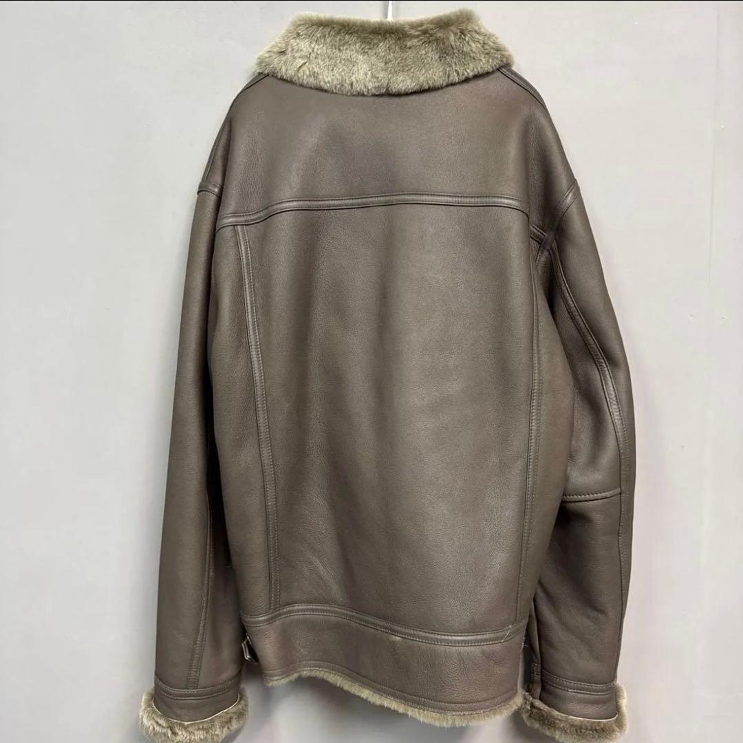 WIND ARMOR ニチワ　ムートン　ジャケット　コート　M 羊レザー　本革