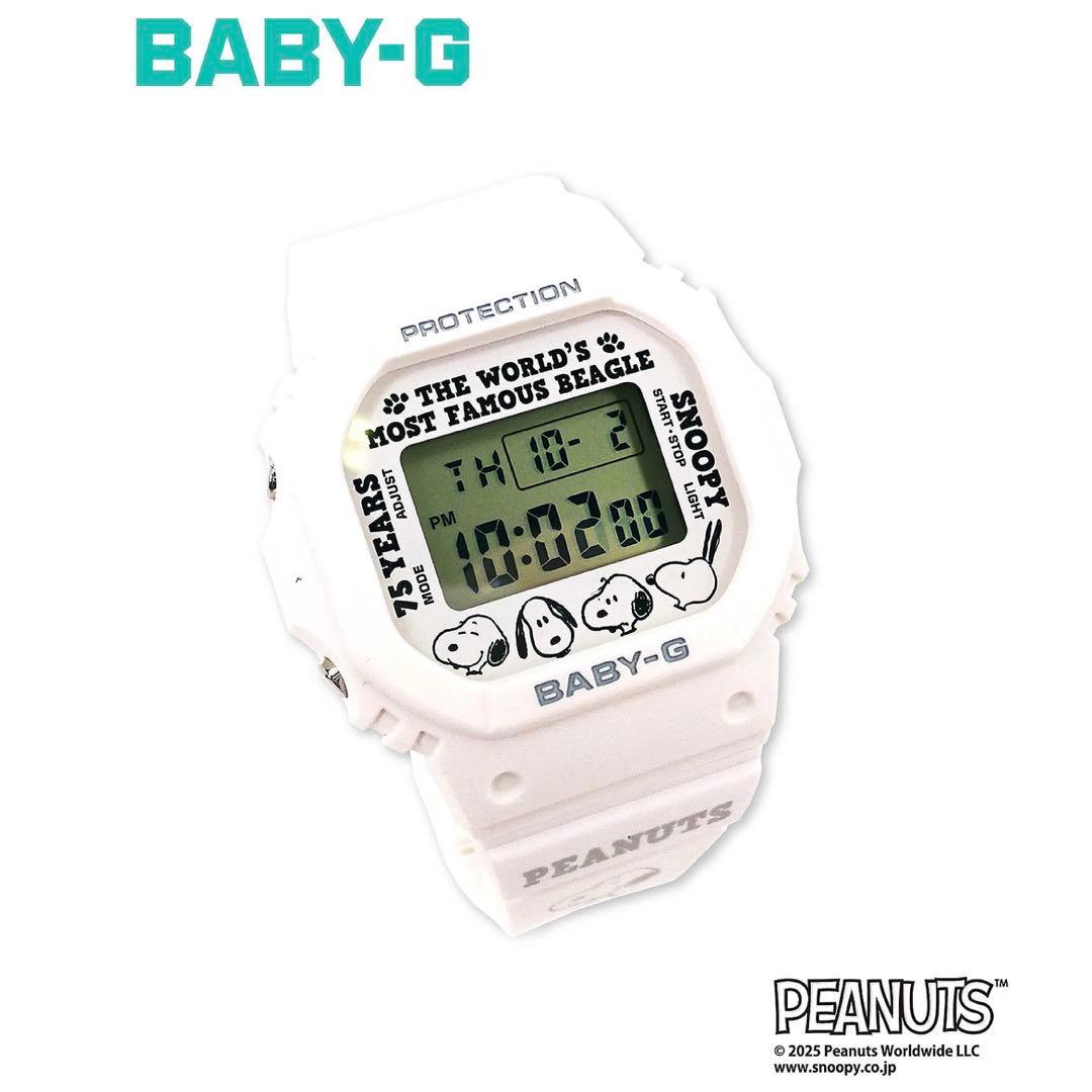 〈CASIO〉Baby-G スヌーピーPEANUTS 75周年記念（新品未使用）