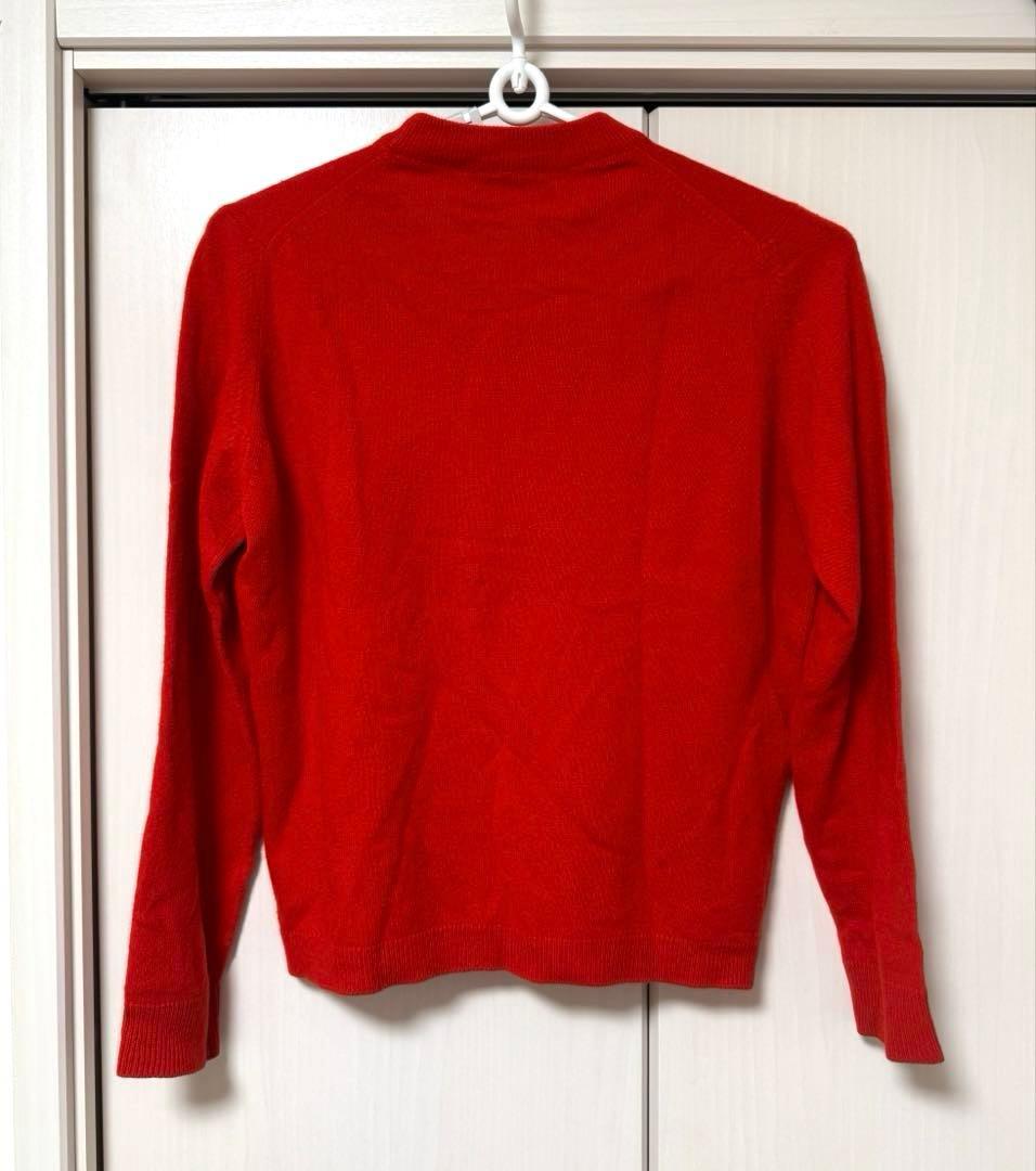 Ballantyne 100% ピュアカシミアニット スコットランド製 レッド