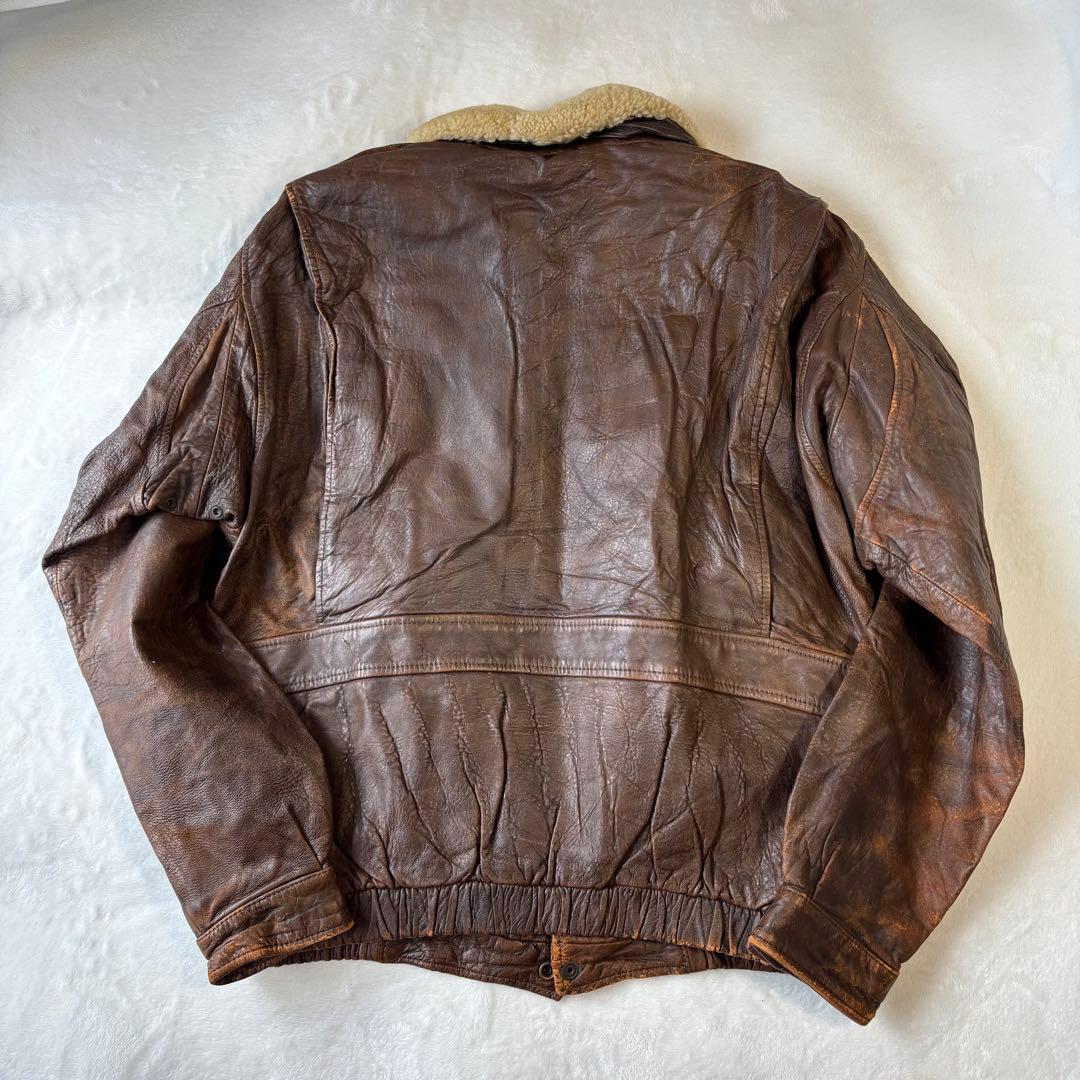 90s 本革 ハーレーダビッドソン G-1 A-2フライトジャケット 44 XL