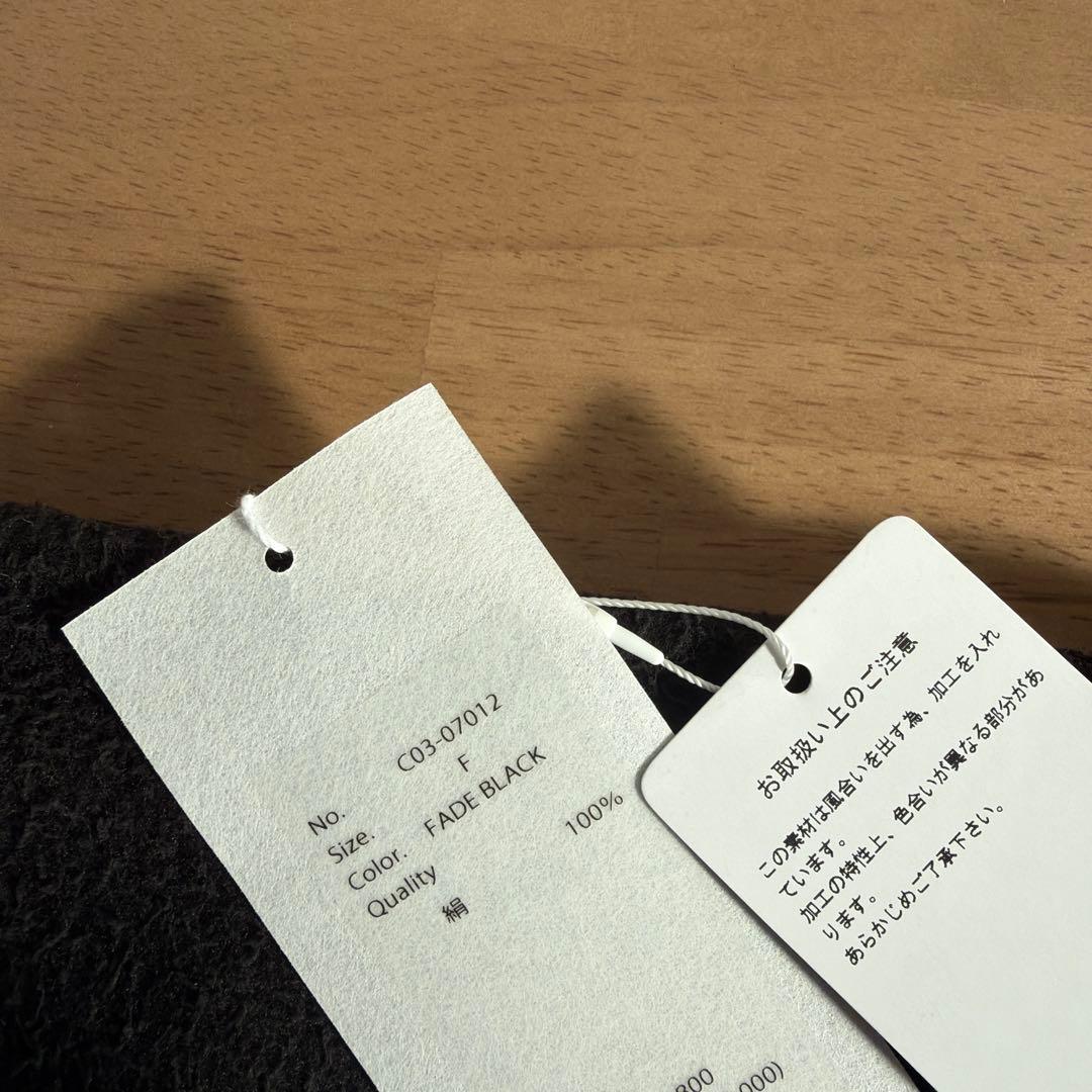 comoli 26SS コモリ シルクフリース　ネックウォーマー　新品