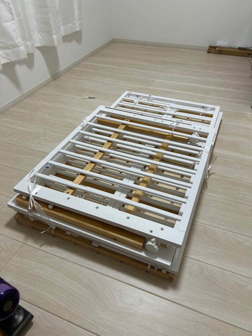 yamatoya、kihonベビーベッド、ホワイト