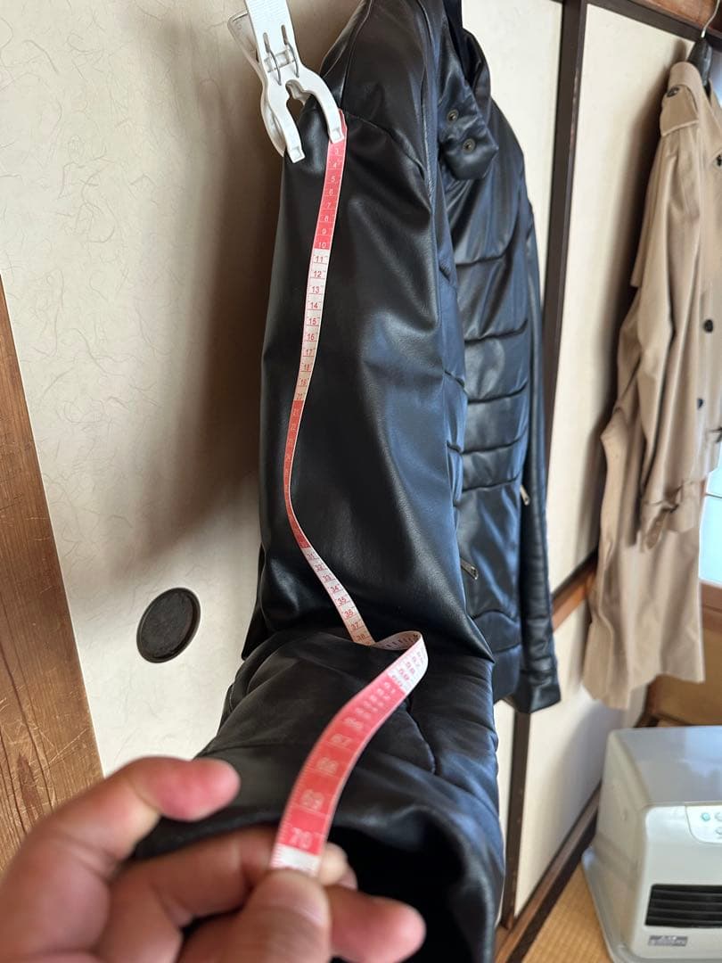 Dolce & Gabbana ブラックレザージャケット サイズ52