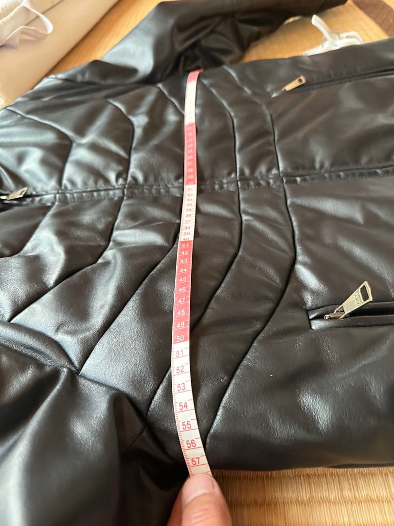 Dolce & Gabbana ブラックレザージャケット サイズ52