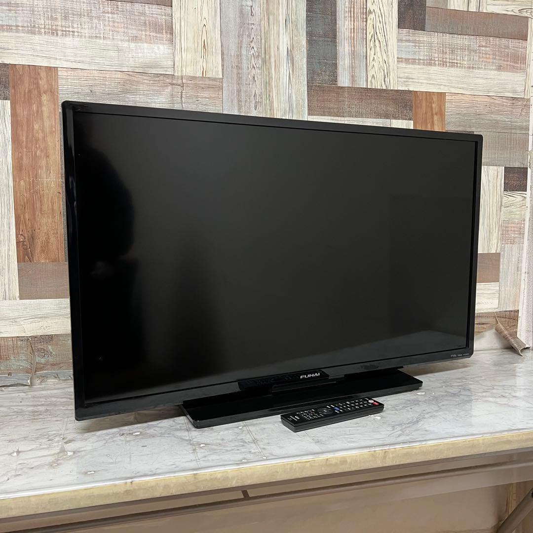 全国送料込 ❣️フナイ40型地デジBSCSテレビ録画機能付見ながら裏番組録画可