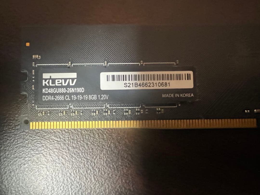 klevv メモリ 8gb×2