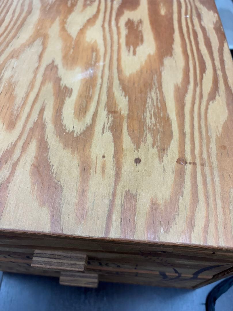 M　アンファン　麦柄の2段引き出し