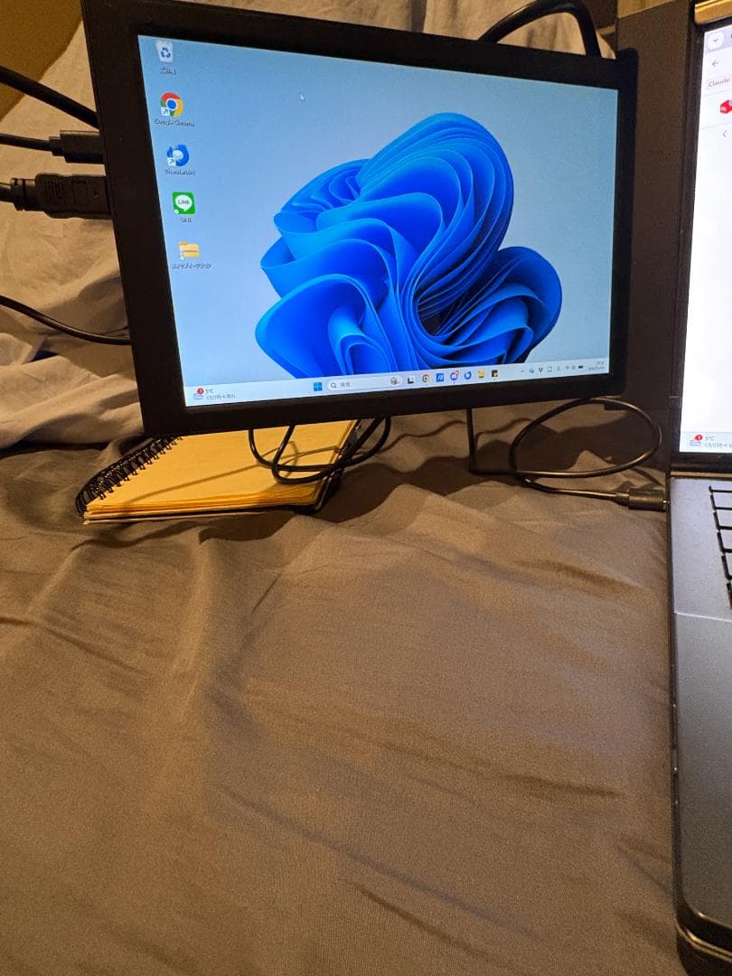 動作品 ジャパンネクスト デュアルモニター JN-TRI-IPS101HDR