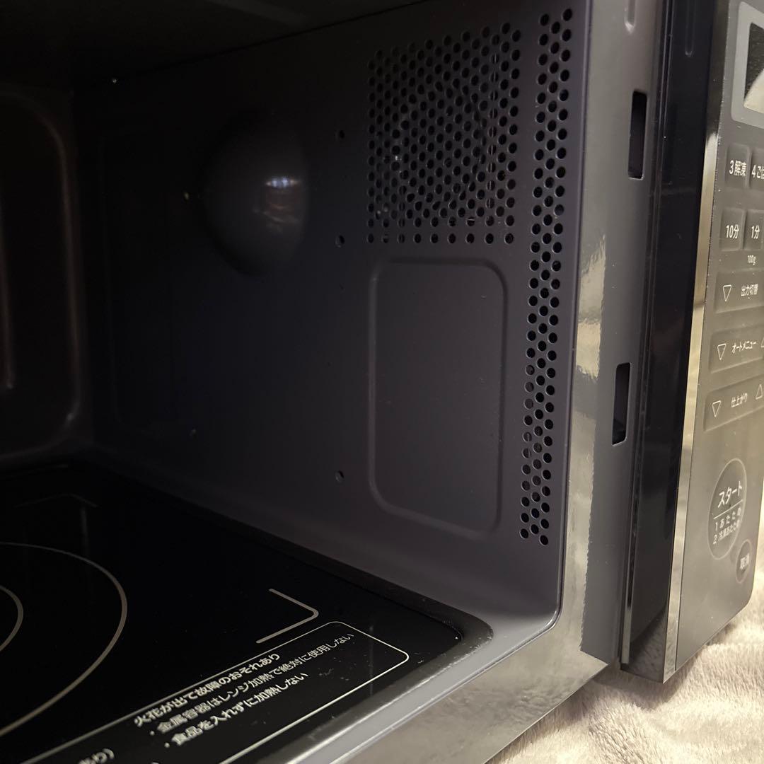 2023年製 単機能電子レンジ ブラック