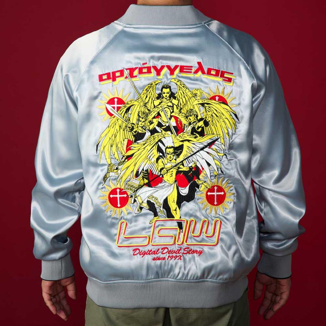 真・女神転生　LAW＆CHAOS リバーシブルスカジャン　墓場の画廊