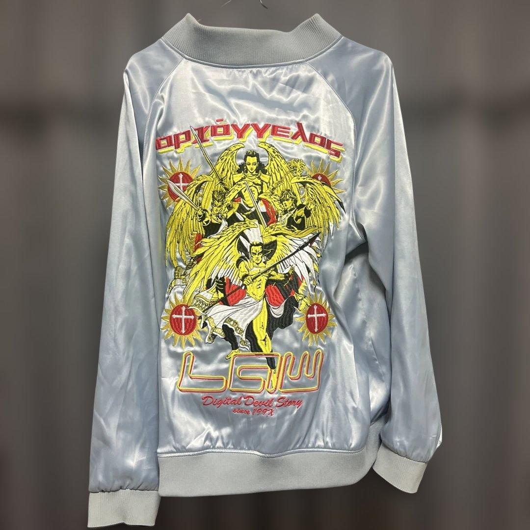 真・女神転生　LAW＆CHAOS リバーシブルスカジャン　墓場の画廊