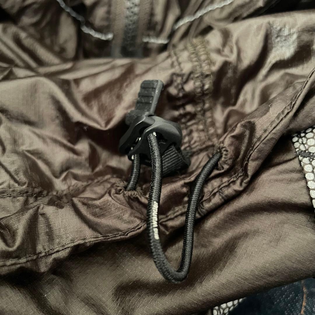 and wander×Barbour SHINY WIND HOODIE