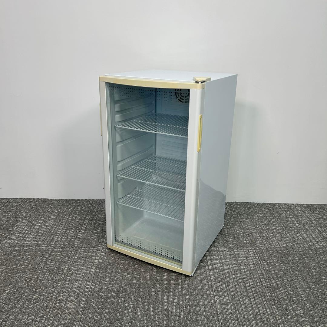 82業務用 冷蔵ショーケース オフィスコンビニ XW-105 左右開き 小型