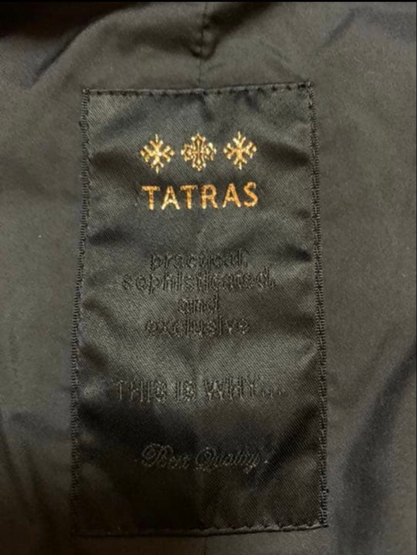 タトラス　ショールカラーダウンジャケット