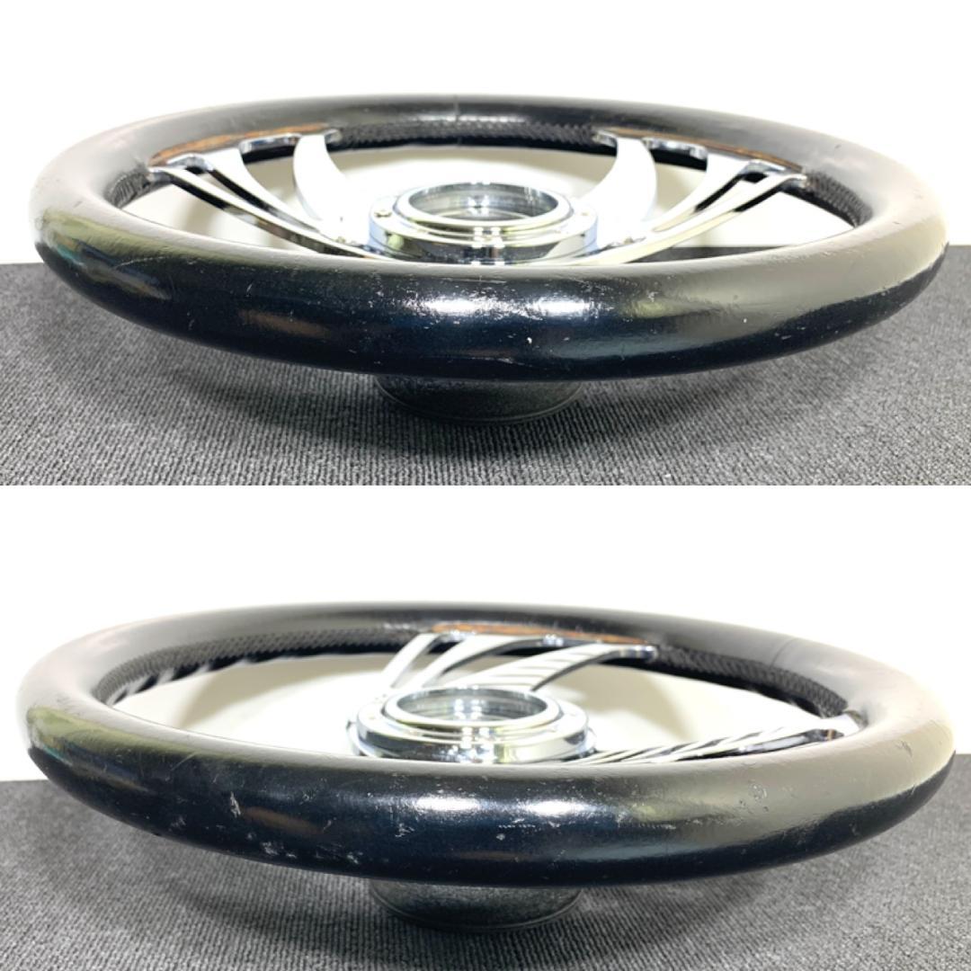 ダンシングスター ビレットステアリング 36パイ レザー 希少 レア 当時物