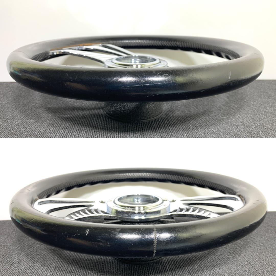 ダンシングスター ビレットステアリング 36パイ レザー 希少 レア 当時物