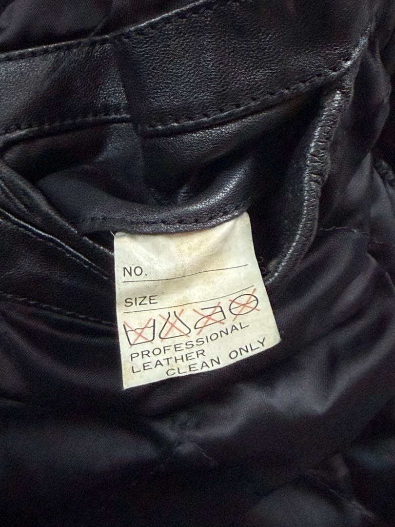 90s GAINSBOUR レザージャケット　レザーダッフルコート　サイズ38